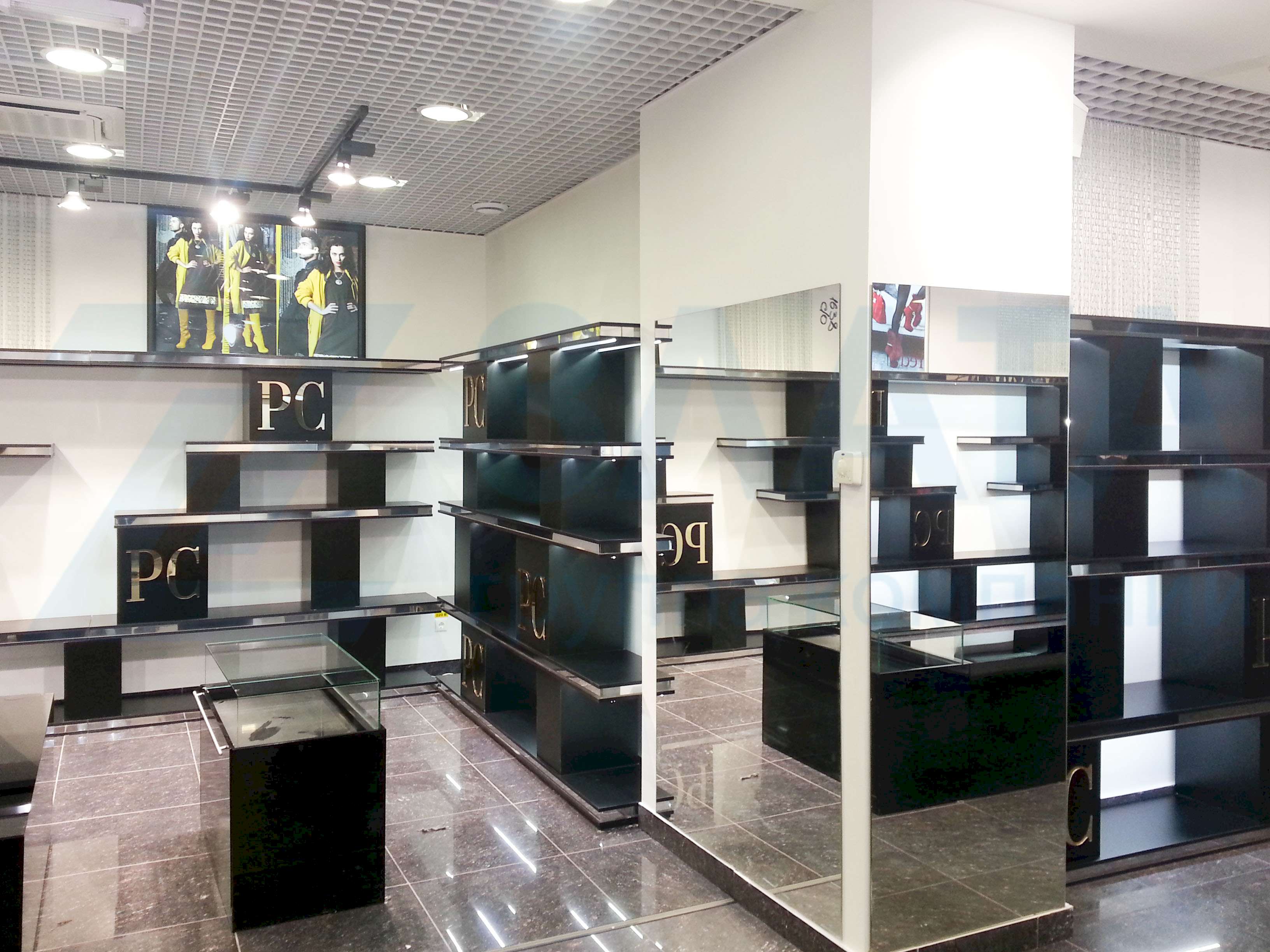 Строительные и отделочные работы для салона обуви и аксессуаров Paolo Conte2