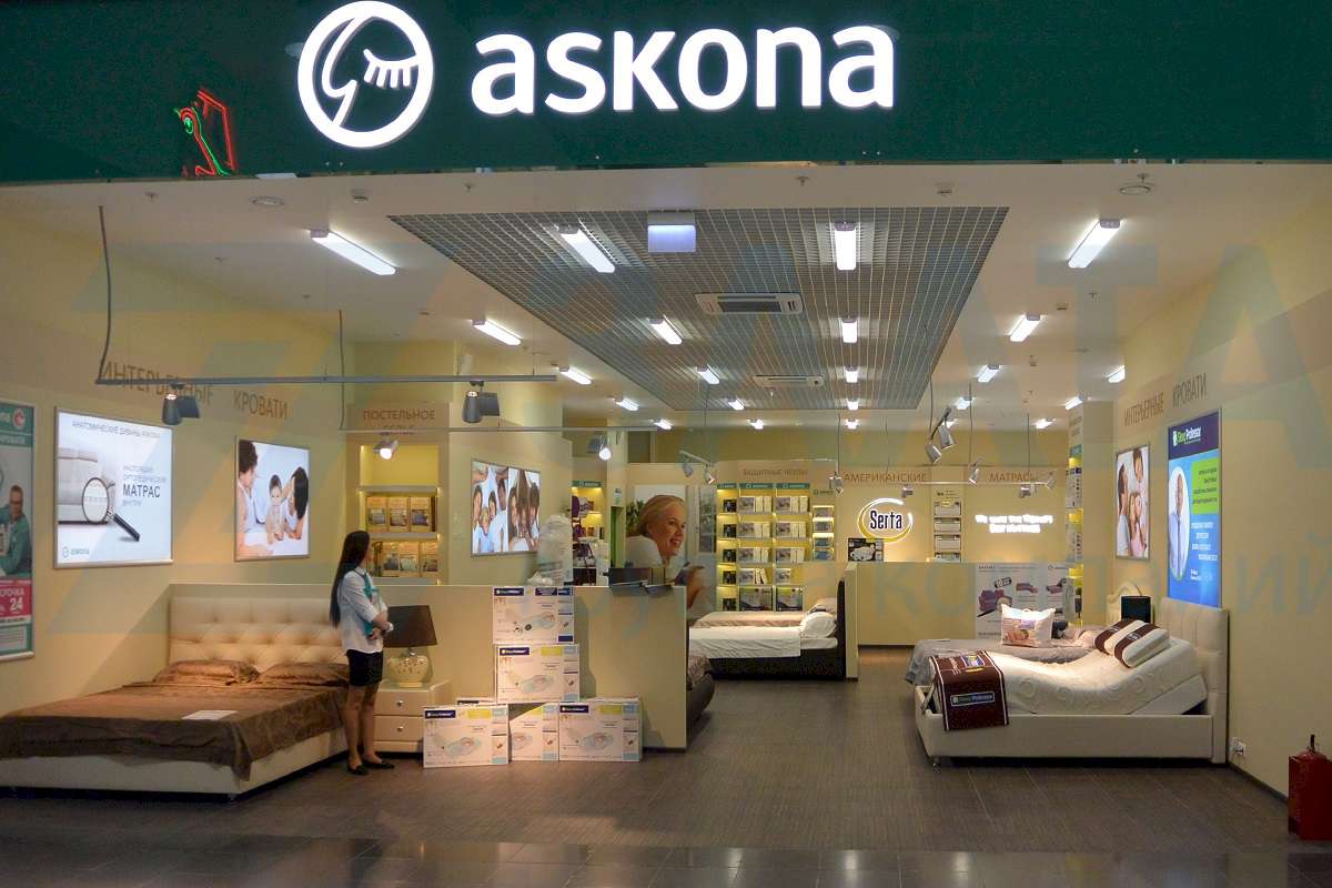 Строительные и отделочные работы для магазина Askona0