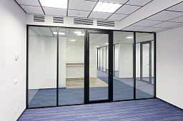 Виды и применение офисных перегородок