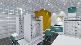 3D-Проект магазина «NOVO»